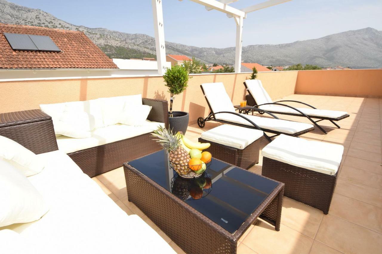 Luxury Penthouse With Jacuzzi In Orebić Eksteriør billede