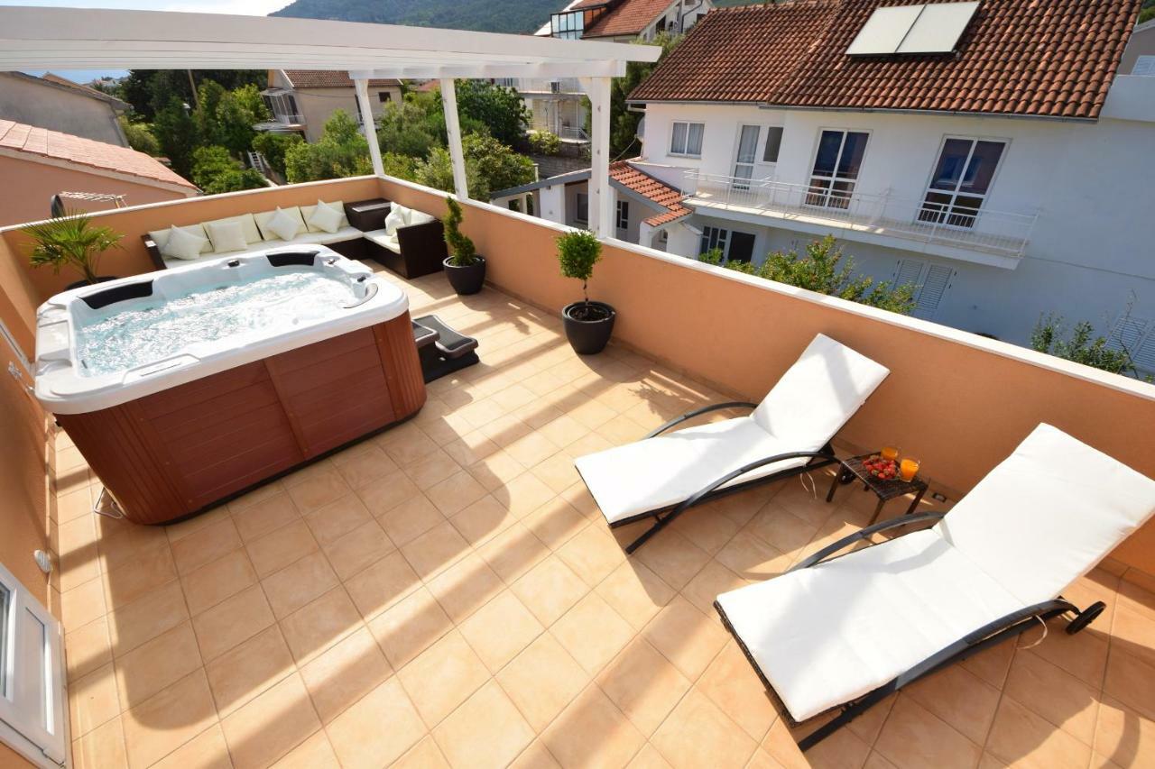Luxury Penthouse With Jacuzzi In Orebić Eksteriør billede